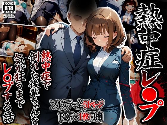 【完全無料】熱中症で倒れた後輩ちゃんをレ〇プする話｜d_715388