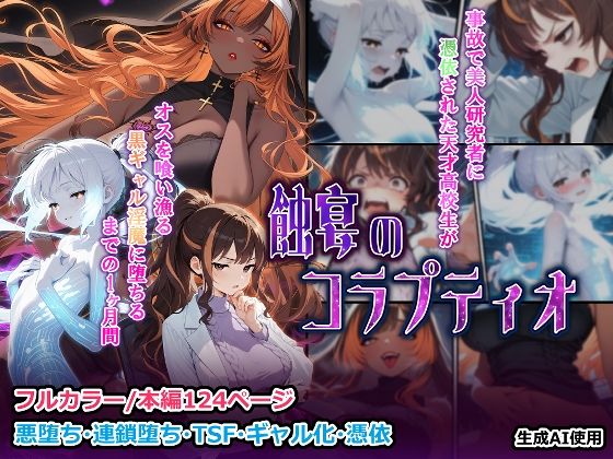 【完全無料】蝕宴のコラプティオ 美人研究者に憑依され美少女に変えられた天才○校生が、オスを喰い漁る黒ギャル淫魔に堕ちるまでの1ヶ月間｜d_723660