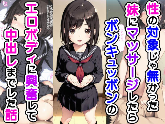 【完全無料】性の対象じゃなかった妹にマッサージしたらボンキュッボンのエロボディに興奮して中出しまでした話｜d_543374