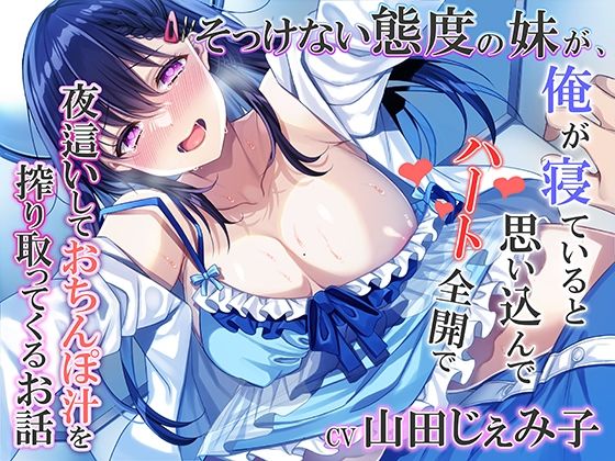 【完全無料】そっけない態度の妹が、俺が寝ていると思い込んでハート全開で夜●いしておちんぽ汁を搾り取ってくるお話｜d_289932
