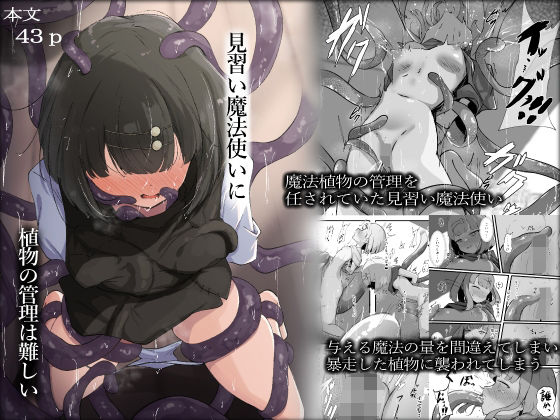【完全無料】見習い魔法使いに植物の管理は難しい｜d_708381