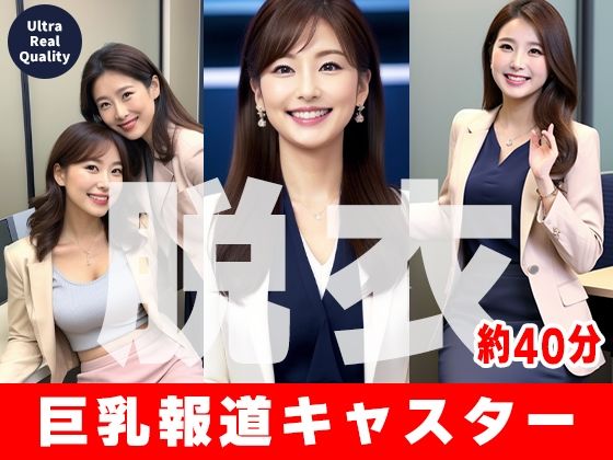 【完全無料】【約40分】『女性キャスターの乳揉み』巨乳と知性の仮面が外れるとき。-AIで描く究極の美女達-｜d_714589