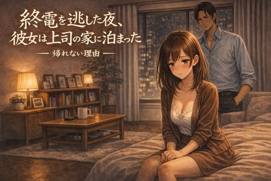 【完全無料】終電を逃した夜、彼女は上司の家に泊まった ―帰れない理由―｜d_748418