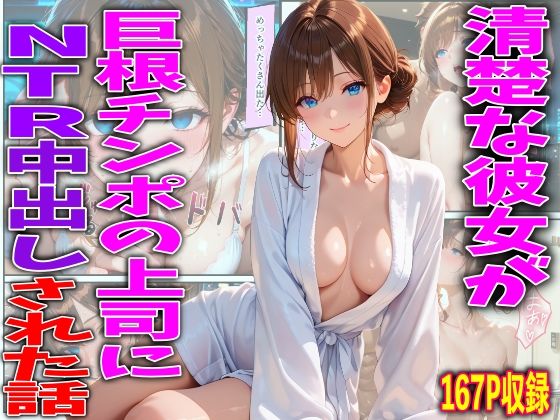 【完全無料】清楚な彼女が巨根チンポの上司にNTR中出しされた話｜d_748313