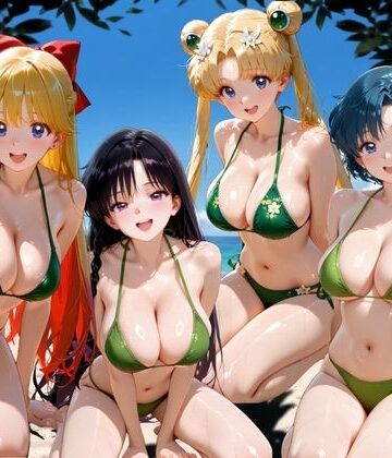 【完全無料】ビーチで出会った美女をナンパしてメス堕ちさせた話 セー○ームーン｜d_775539
