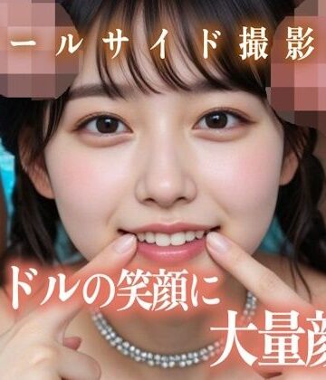 【完全無料】アイドルの笑顔に大量顔射プールサイド撮影会｜d_782138