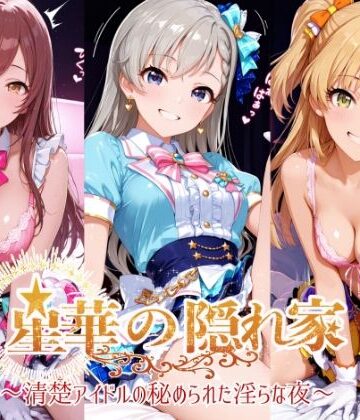 【完全無料】星華の隠れ家 〜清楚アイドルの秘められた淫らな夜〜久●楓 城●崎莉嘉 大●甘奈編｜d_780307