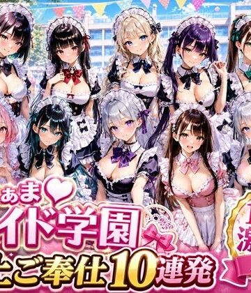 【完全無料】あまあまメイド学園 〜極上ご奉仕10連発〜｜d_784347