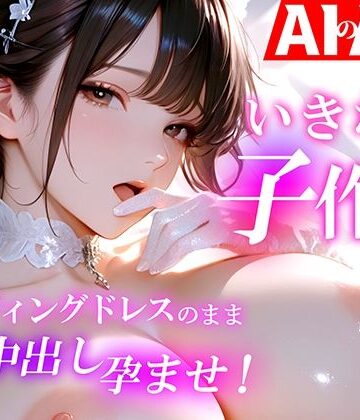 【完全無料】【AIのAV動画】いきなり子作り ウェディングドレスのまま中出し孕ませ！｜d_807167