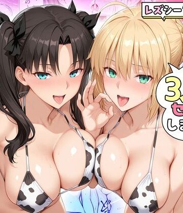 【完全無料】ヤリマンな私たち、3人でセックスします！ 遠坂・セイバー｜d_809443