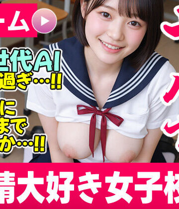 【完全無料】【次世代AI】射精大好き女子校生〜射精当番は君だ！絶頂へのカウントダウン！〜【AIヤバい】｜d_810677