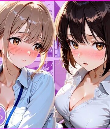 【完全無料】残業中に訳あり新卒OL達が男の取り合いでご奉仕勝負した話｜d_819894