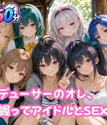 【完全無料】【動画約60分】プロデューサーのオレ、弱み握ってアイドルとSEX三昧｜d_822489