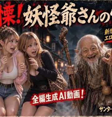 【完全無料】【生成AI動画】戦慄！妖怪爺さんの怪！ エロティック・ホラーシリーズ1｜d_825375