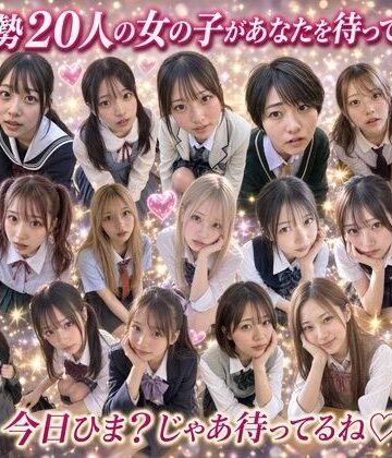 【完全無料】舌上射精4期生＆5期生かわいい20人の女の子｜d_826757