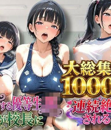 【完全無料】【総集編】【3作品収録】【1000枚収録】〜挑発する優等生JKが校長に連続絶頂される話 総集編 vol.1〜｜d_833313