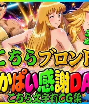 【完全無料】【こちら文字有CG集】こちらブロンドでかぱい感謝DAY 3本収録｜d_837396